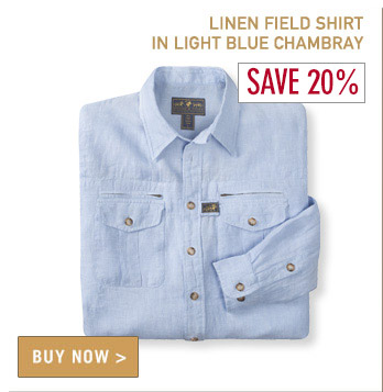 Signature Field Shirt in Light Blue Chambray