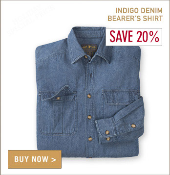 Indigo Denim Bearer's Shirt