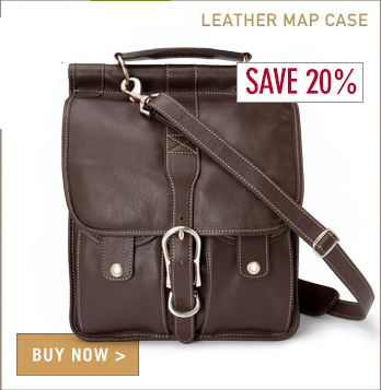Leather Map Case