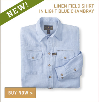 Signature Field Shirt in Light Blue Chambray