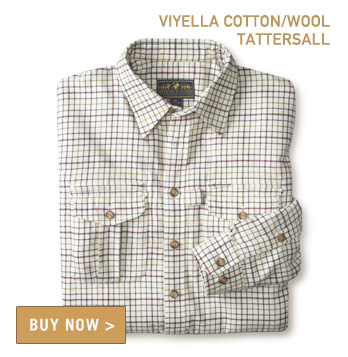 Signature Field Shirt - Viyella Tattersall Classic Cream